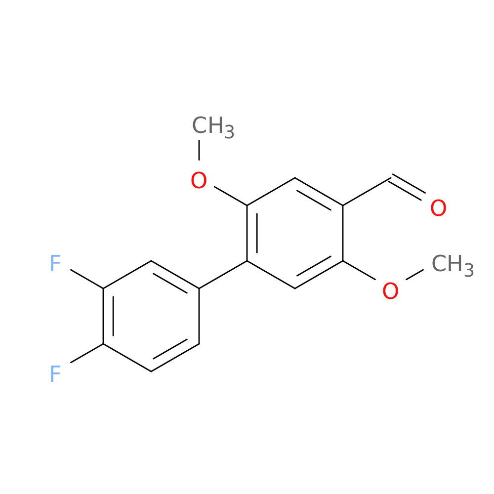 3',4'-Difluoro-2,5-dimethoxy-[1,1'-biphenyl]-4-carbaldehyde