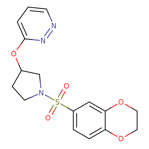 3-{[1-(2,3-dihydro-1,4-benzodioxine-6-sulfonyl)pyrrolidin-3-yl]oxy}pyridazine