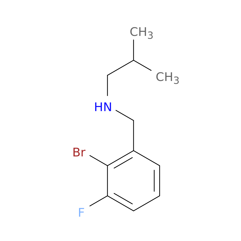 [(2-Bromo-3-fluorophenyl)methyl](2-methylpropyl)amine