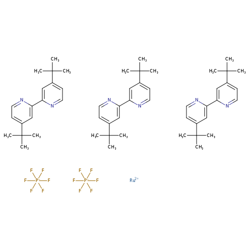 Ruthenium(2+), tris[4,4'-bis(1,1-dimethylethyl)-2,2'-bipyridine-kN1,kN1']-,(OC-6-11)-, bis[hexafluorophosphate(1-)]