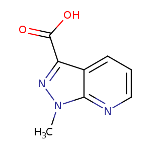 1H-Pyrazolo[3,4-b]pyridine-3-carboxylic acid, 1-methyl-