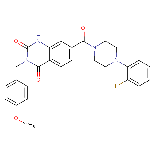 7-[4-(2-fluorophenyl)piperazine-1-carbonyl]-3-[(4-methoxyphenyl)methyl]-1,2,3,4-tetrahydroquinazoline-2,4-dione