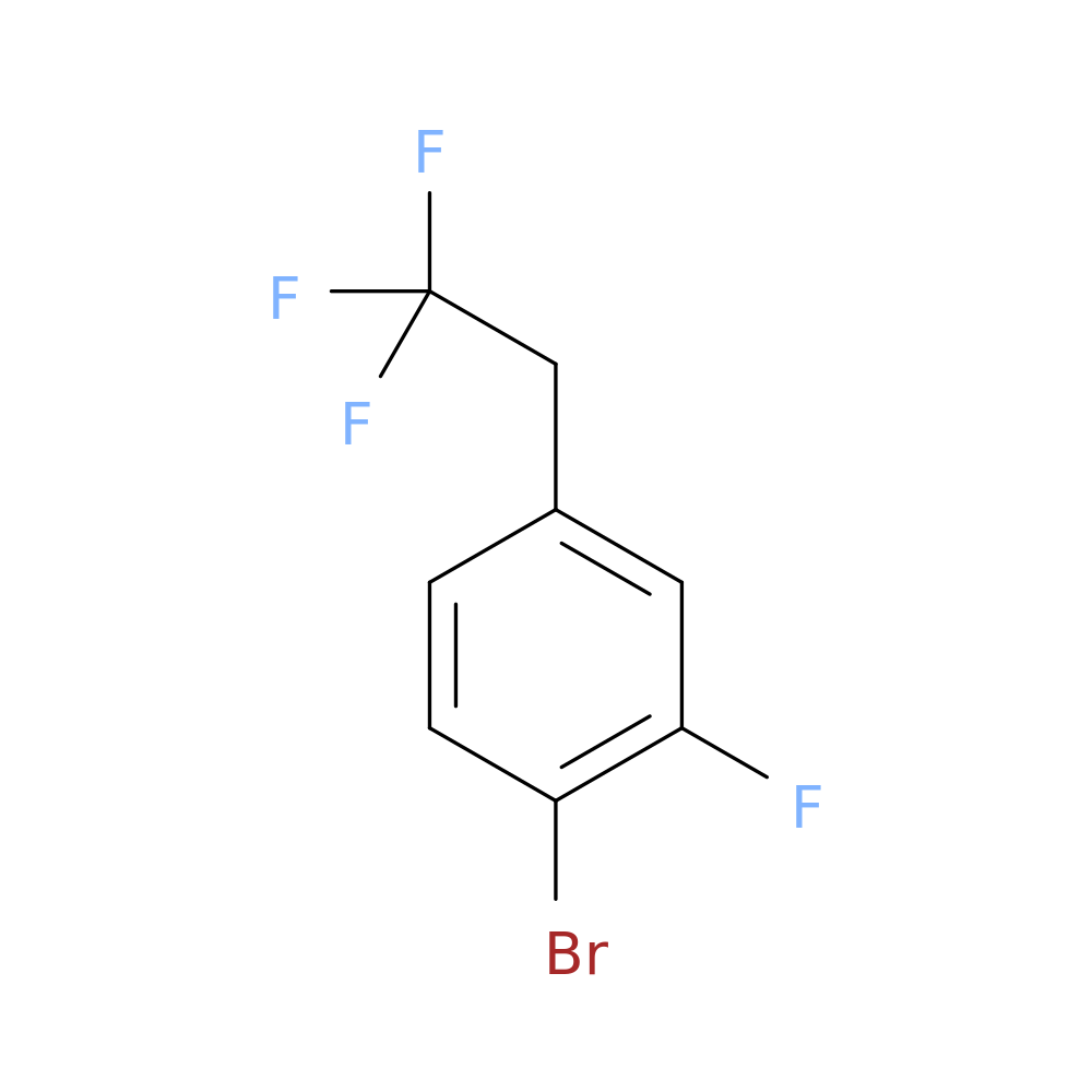 1-bromo-2-fluoro-4-(2,2,2-trifluoroethyl)benzene