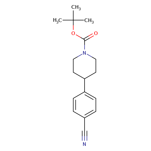 1-Piperidinecarboxylic acid, 4-(4-cyanophenyl)-, 1,1-dimethylethyl ester