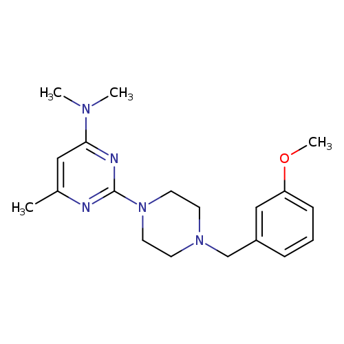 2-{4-[(3-methoxyphenyl)methyl]piperazin-1-yl}-N,N,6-trimethylpyrimidin-4-amine