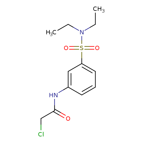 2-chloro-N-[3-(diethylsulfamoyl)phenyl]acetamide