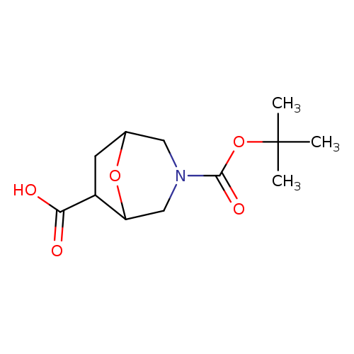 3-[(2-methylpropan-2-yl)oxycarbonyl]-8-oxa-3-azabicyclo[3.2.1]octane-6-carboxylic acid
