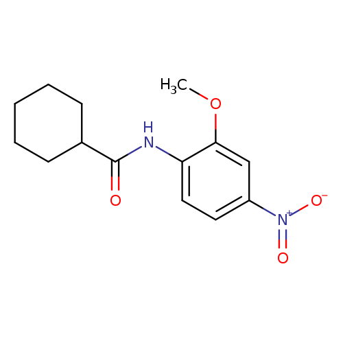 N-(2-methoxy-4-nitrophenyl)cyclohexanecarboxamide