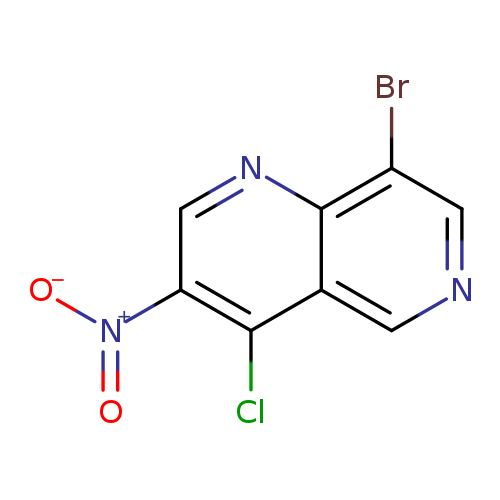 8-bromo-4-chloro-3-nitro-1,6-naphthyridine