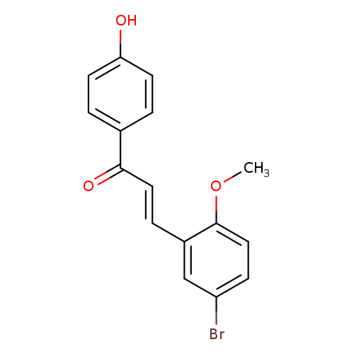 3-(5-BROMO-2-METHOXYPHENYL)-1-(4-HYDROXYPHENYL)-2-PROPEN-1-ONE