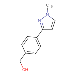 Benzenemethanol, 4-(1-methyl-1H-pyrazol-3-yl)-
