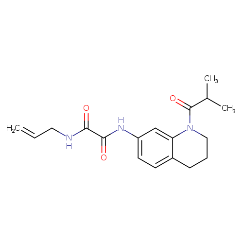 N'-[1-(2-methylpropanoyl)-1,2,3,4-tetrahydroquinolin-7-yl]-N-(prop-2-en-1-yl)ethanediamide
