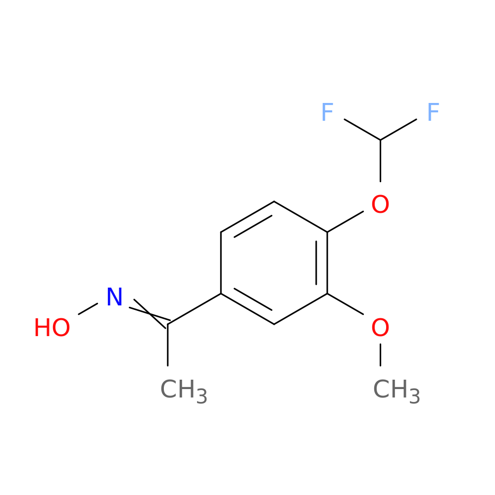 1-[4-(Difluoromethoxy)-3-methoxyphenyl]ethanone oxime
