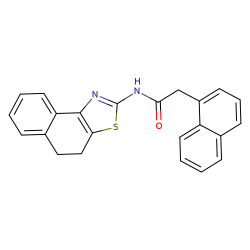 2-(naphthalen-1-yl)-N-{4H,5H-naphtho[1,2-d][1,3]thiazol-2-yl}acetamide