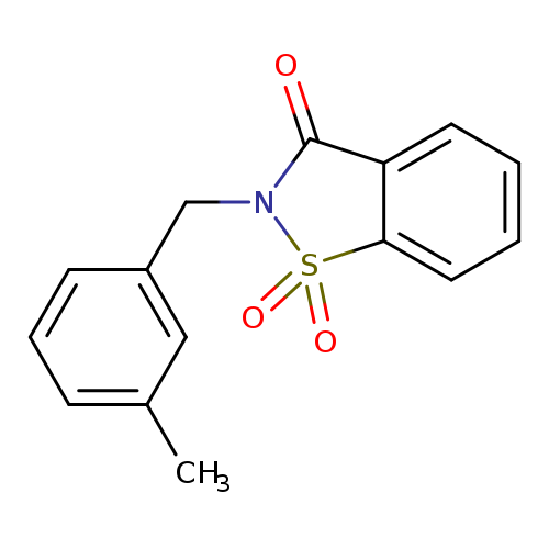 2-[(3-methylphenyl)methyl]-2,3-dihydro-1lambda6,2-benzothiazole-1,1,3-trione