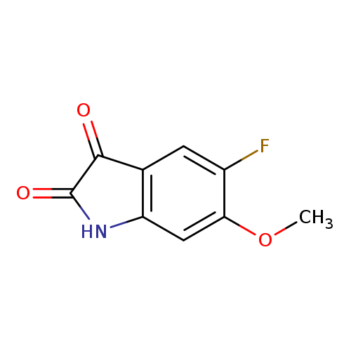 5-Fluoro-6-methoxy-2,3-dihydro-1h-indole-2,3-dione
