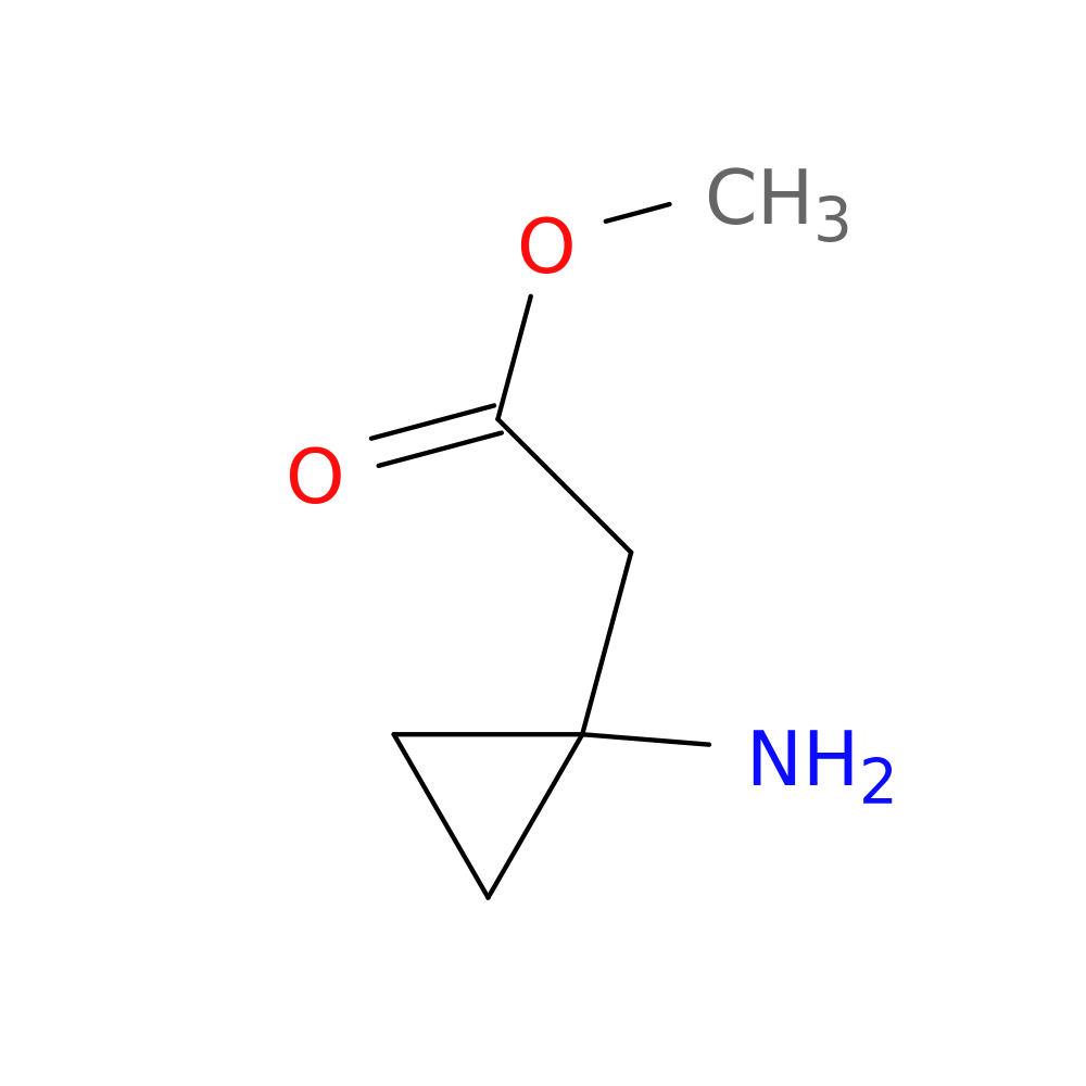 Methyl 2-(1-aminocyclopropyl)acetate
