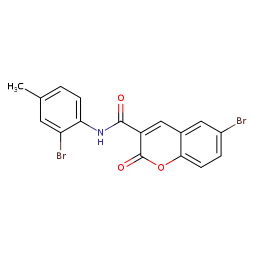 6-bromo-N-(2-bromo-4-methylphenyl)-2-oxo-2H-chromene-3-carboxamide
