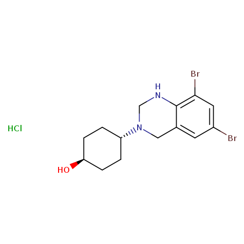 trans-4-(6,8-dibromo-1,2-dihydroquinazolin-3(4H)-yl)cyclohexanol hydrochloride