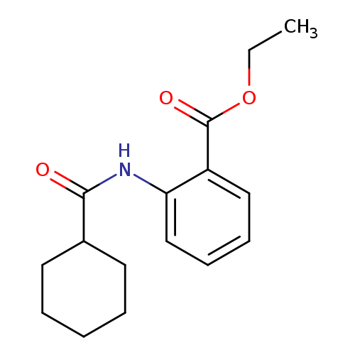 Ethyl 2-[(cyclohexylcarbonyl)amino]benzoate
