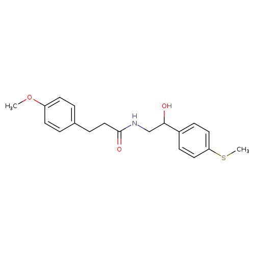 N-{2-hydroxy-2-[4-(methylsulfanyl)phenyl]ethyl}-3-(4-methoxyphenyl)propanamide