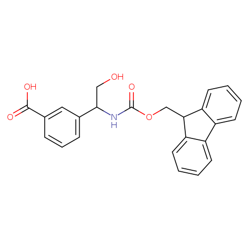3-[1-({[(9H-fluoren-9-yl)methoxy]carbonyl}amino)-2-hydroxyethyl]benzoic acid