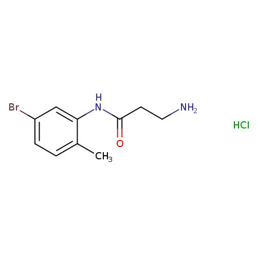 3-amino-N-(5-bromo-2-methylphenyl)propanamide hydrochloride