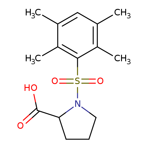 1-[(2,3,5,6-TETRAMETHYLPHENYL)SULFONYL]PROLINE