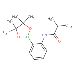 2-methyl-N-[2-(tetramethyl-1,3,2-dioxaborolan-2-yl)phenyl]propanamide