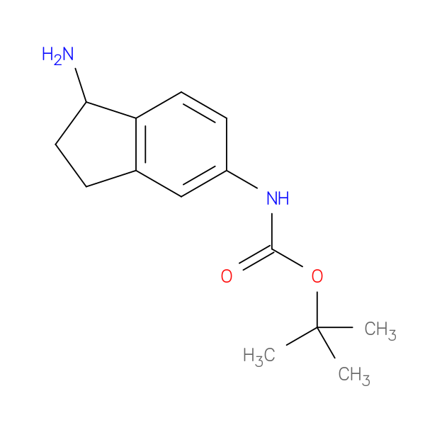 TERT-BUTYL N-(1-AMINO-2,3-DIHYDRO-1H-INDEN-5-YL)CARBAMATE