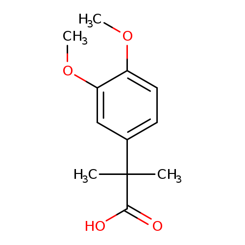 2-(3，4-dimethoxyphenyl)-2-methylpropanoic acid