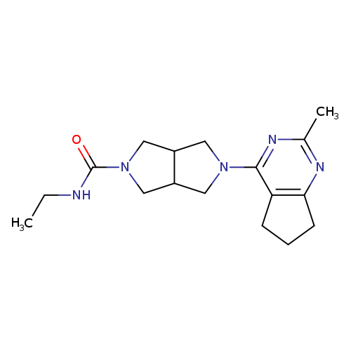 N-ethyl-5-{2-methyl-5H,6H,7H-cyclopenta[d]pyrimidin-4-yl}-octahydropyrrolo[3,4-c]pyrrole-2-carboxamide