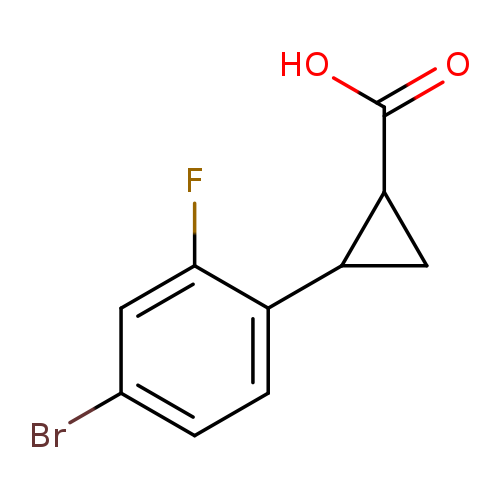 2-(4-Bromo-2-fluorophenyl)cyclopropane-1-carboxylic acid