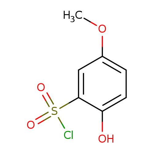2-hydroxy-5-methoxybenzene-1-sulfonyl chloride
