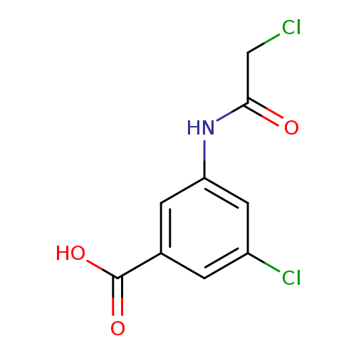 3-chloro-5-(2-chloroacetamido)benzoicacid