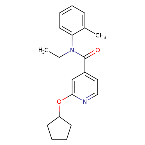 2-(cyclopentyloxy)-N-ethyl-N-(2-methylphenyl)pyridine-4-carboxamide
