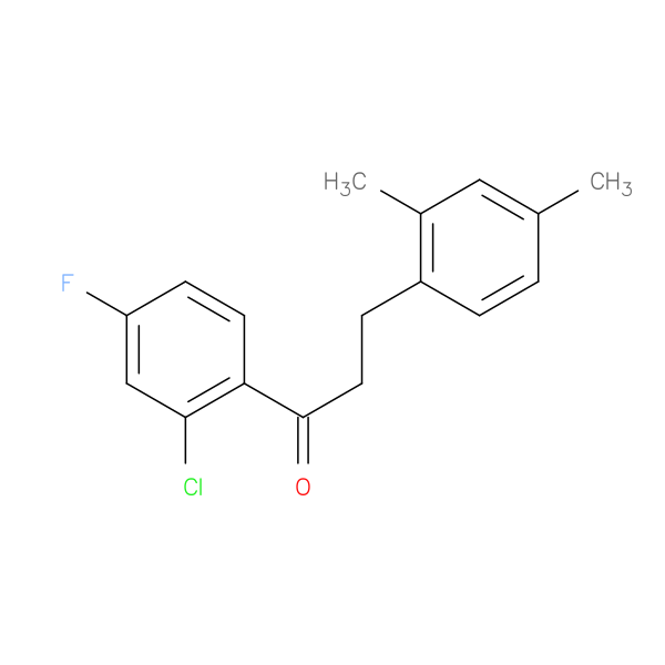 2'-Chloro-3-(2,4-dimethylphenyl)-4'-fluoropropiophenone