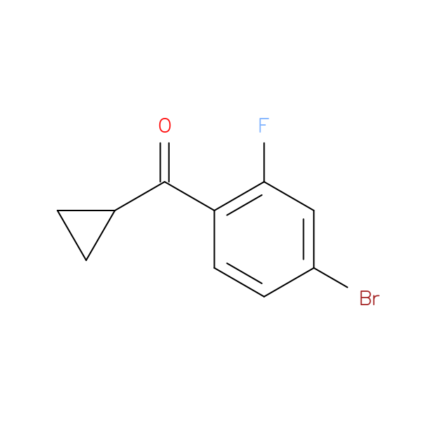 (4-Bromo-2-fluorophenyl)(cyclopropyl)methanone