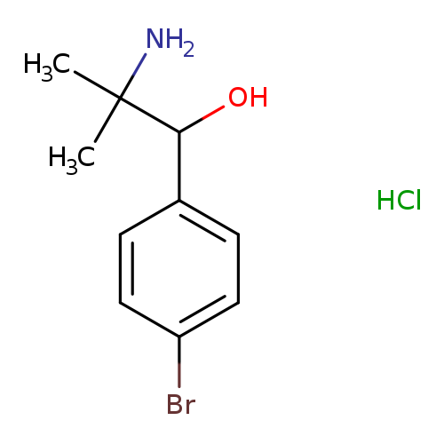 2-amino-1-(4-bromophenyl)-2-methylpropan-1-ol hydrochloride