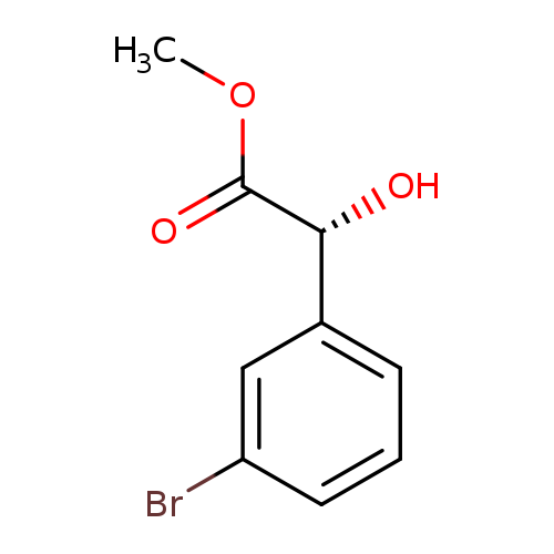 methyl(2R)-2-(3-bromophenyl)-2-hydroxyacetate