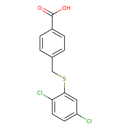 4-[[(2,5-DICHLOROPHENYL)THIO]METHYL]BENZOIC ACID