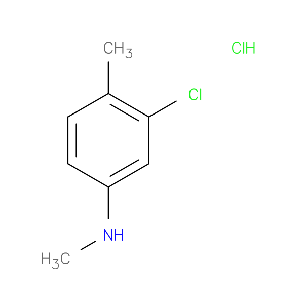 3-Chloro-N,4-dimethylaniline, HCl