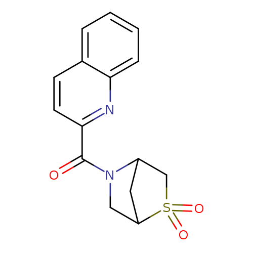 5-(quinoline-2-carbonyl)-2lambda6-thia-5-azabicyclo[2.2.1]heptane-2,2-dione