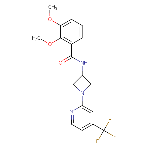 2,3-dimethoxy-N-{1-[4-(trifluoromethyl)pyridin-2-yl]azetidin-3-yl}benzamide