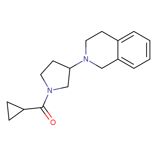 2-(1-cyclopropanecarbonylpyrrolidin-3-yl)-1,2,3,4-tetrahydroisoquinoline