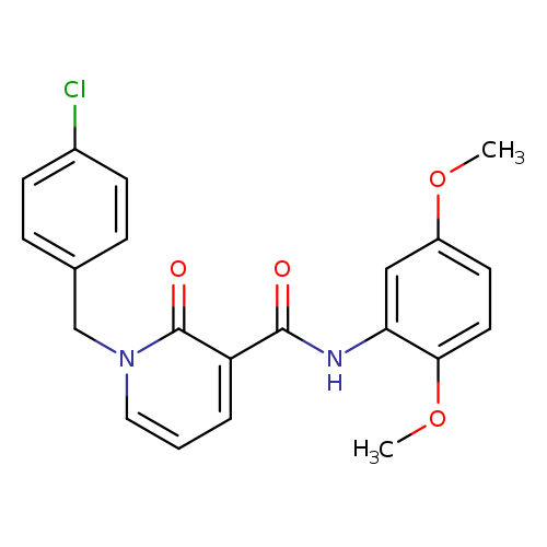 1-[(4-chlorophenyl)methyl]-N-(2,5-dimethoxyphenyl)-2-oxo-1,2-dihydropyridine-3-carboxamide