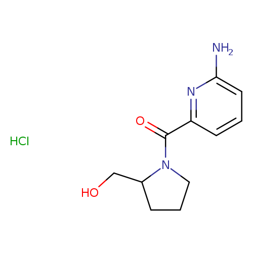 [1-(6-aminopyridine-2-carbonyl)pyrrolidin-2-yl]methanol hydrochloride