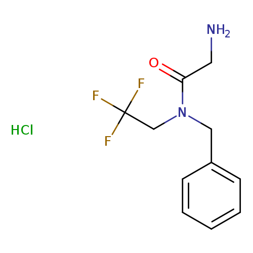 2-amino-N-benzyl-N-(2,2,2-trifluoroethyl)acetamidehydrochloride
