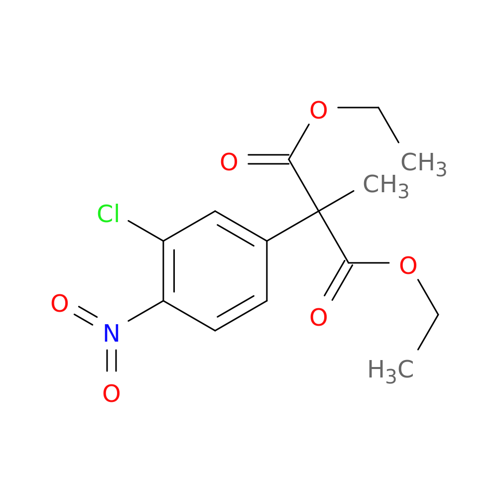 1,3-Diethyl 2-(3-chloro-4-nitrophenyl)-2-methylpropanedioate