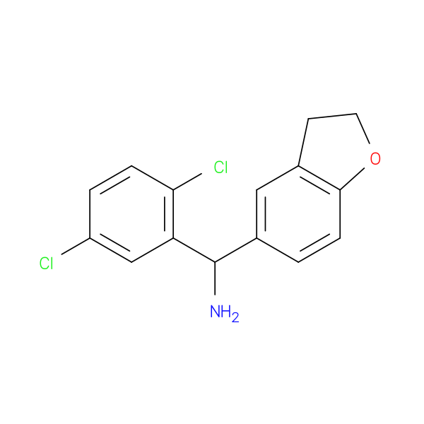 (2,5-dichlorophenyl)(2,3-dihydro-1-benzofuran-5-yl)methanamine